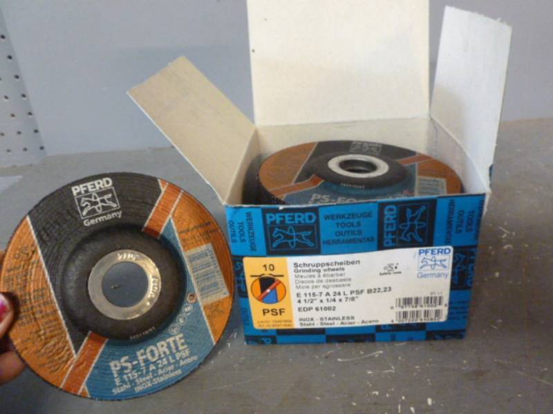 lot 155 image: New Grinding Wheels