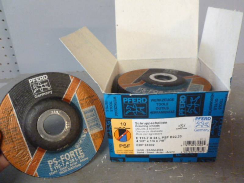 lot 157 image: New Grinding Wheels