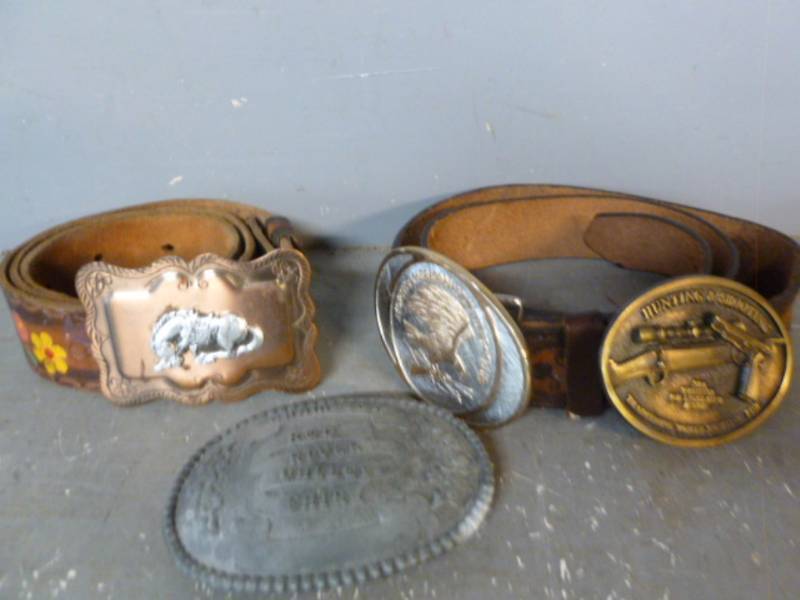 lot 241 image: Leather Belts