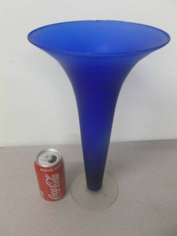 Cobalt Blue Glass Vase