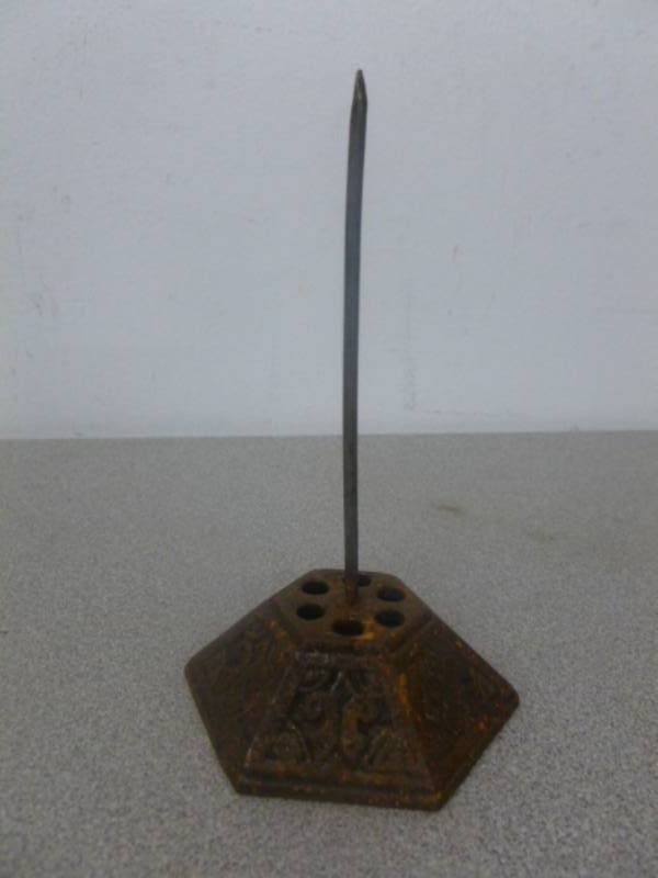 Antique Receipt Holder