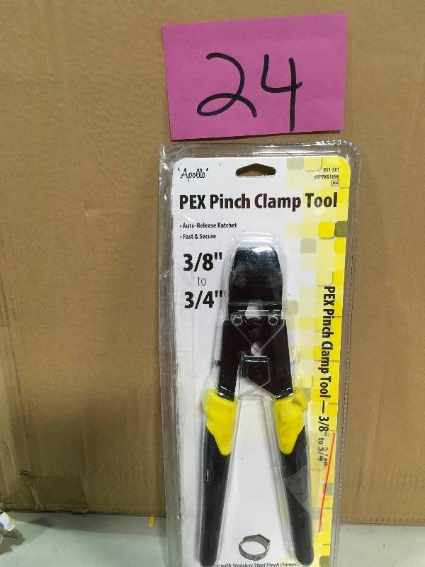 lot 24 image: ApolloPEX Pinch Clamp Tool not used