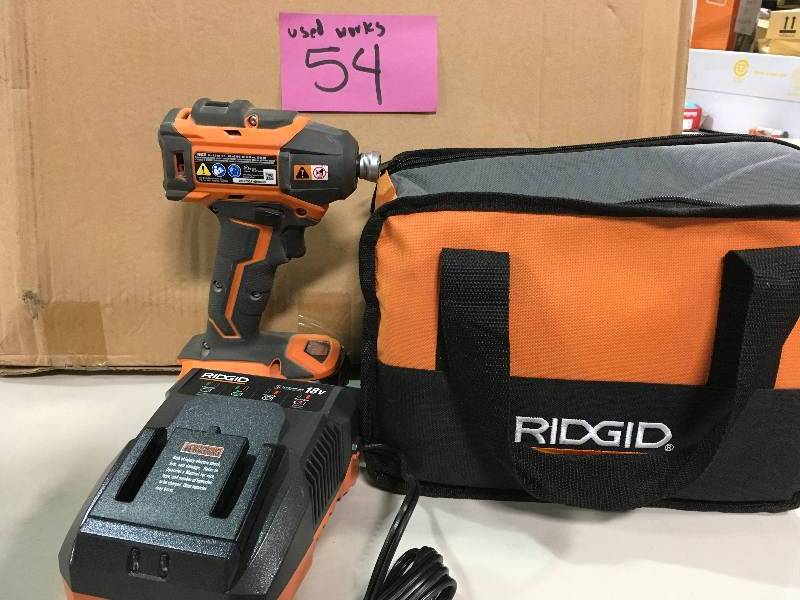 Rigid 18V Volt Lithium Ion Brushless Impact Driver Tool Only