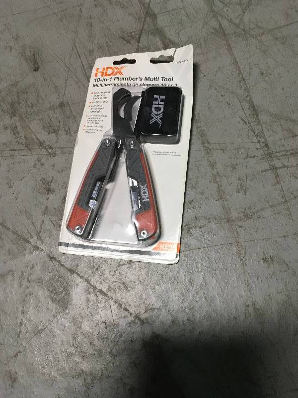 Hdx 10-in-1 Plumber Multi Tool not used