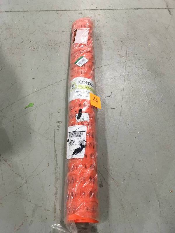 CORDOVA 100 ft. Orange Safety Fence not used