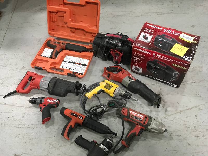 LOT OF ASS SALVAGE TOOLS FOR PARTS OR REPAIR