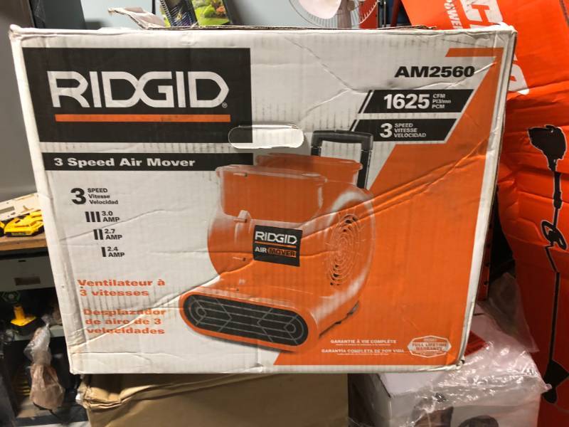 RIDGID 1625 CFM Air Mover in good conditions