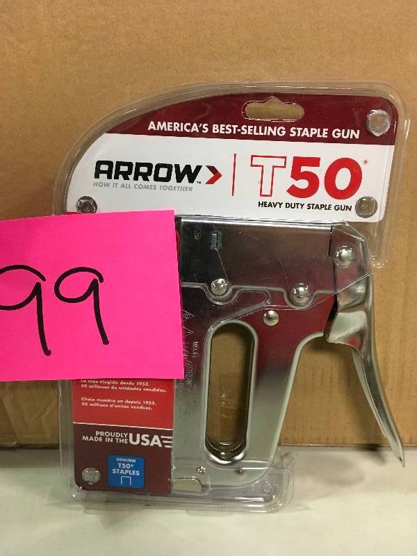 lot 99 image: ARROW T50 STAPLE GUN in good conditions