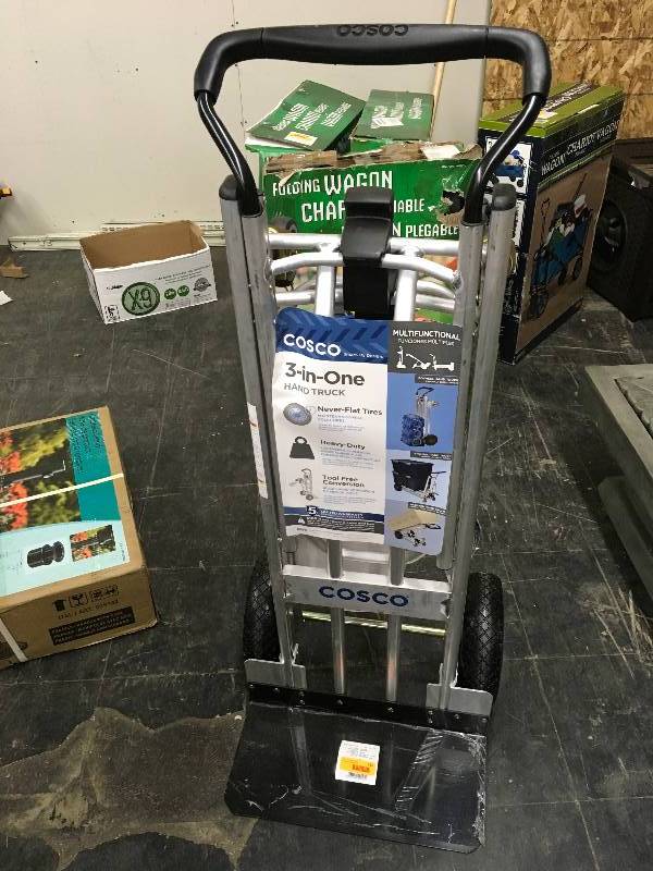 lot 230 image: Cosco 3-IN-1 Hand Truck, Retail $99.99