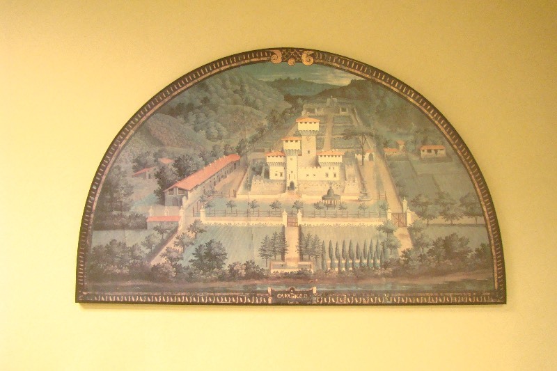 lot 11 image: Castle Wall Art Mounted on Wood