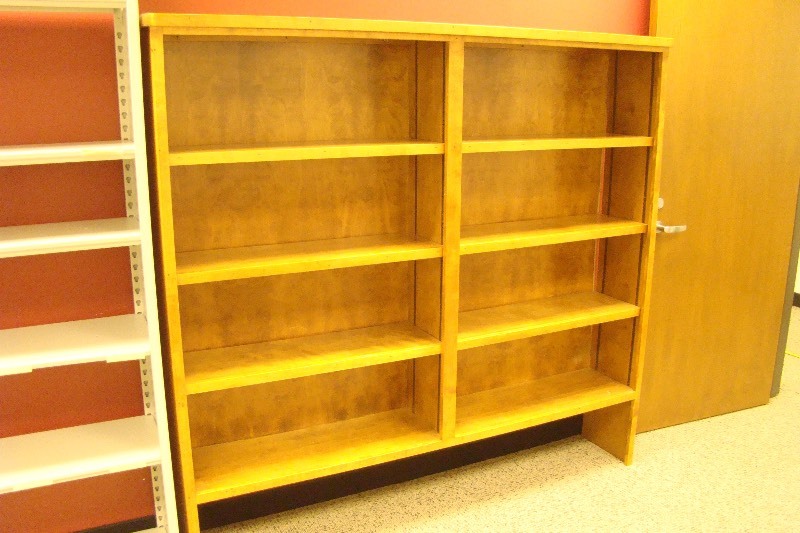 lot 30 image: Solid Wood Bookshelves 