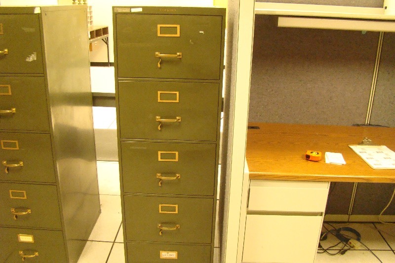 Vintage Green Shaw Walker Steel File Cabinet Ec 250 St Paul