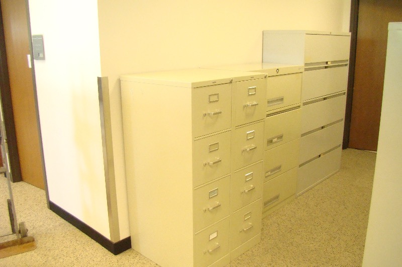 lot 92 image: 4 Steel File Cabinets