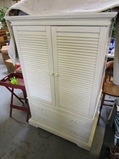 PLANTATION STYLE ARMOIRE