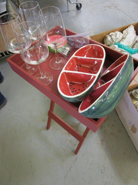 WATERMELON THEMED SERVING PIECES