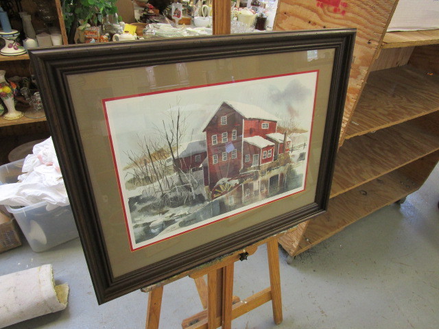OLD MILL WATERCOLOR PRINT