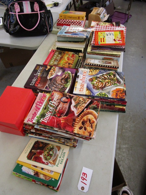 HUGE ASSORTMENT OF COOKBOOKS, RECIPE BOOKS, MAGAZINES