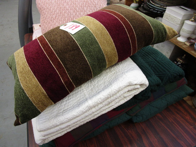BLANKETS, PILLOWS, LINENS