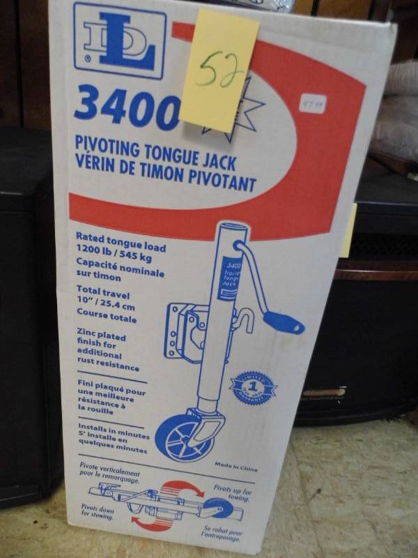 lot 52 image: Pivoting Tongue Jack