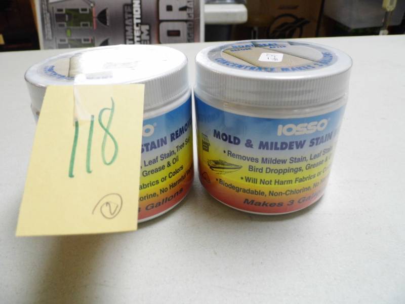 lot 118 image: Lot of 2 Jars IOSSO Stain Remover