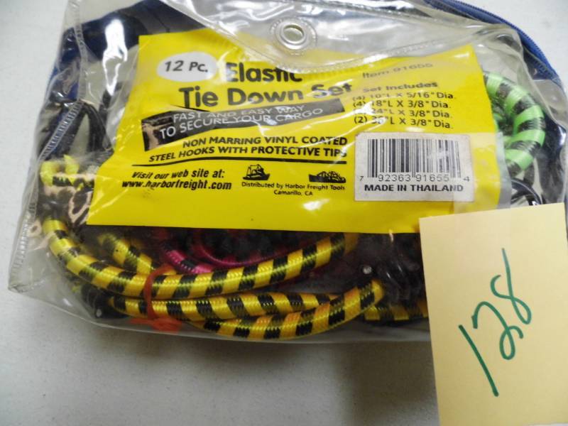 lot 128 image: Elastic Tie Down Set