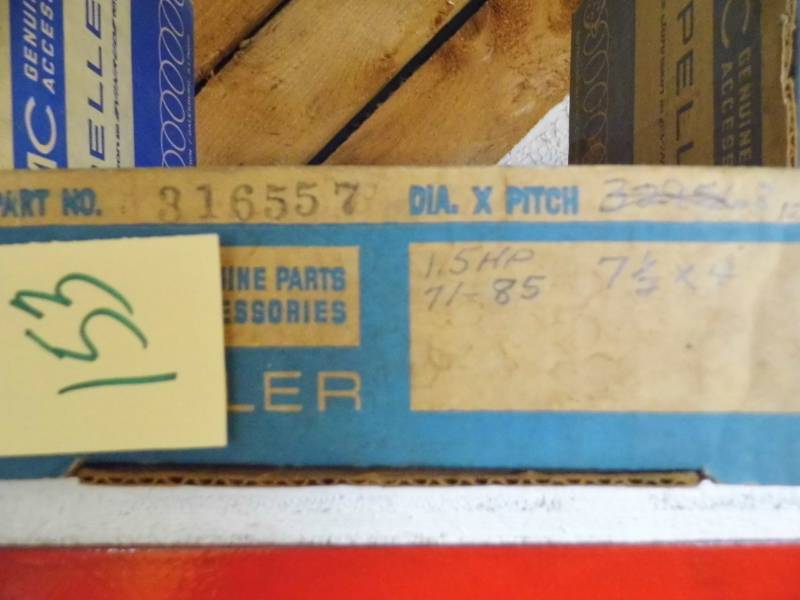 lot 153 image: Johnson Evinrude Propellor