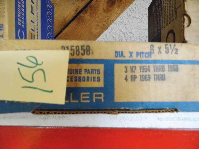 lot 156 image: Johnson Evinrude Propellor