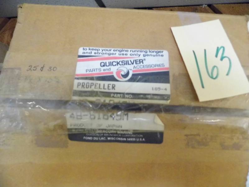 lot 163 image: Mercury Propellor