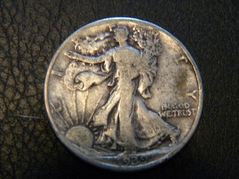 1939 Walking Liberty Silver Half Dollar