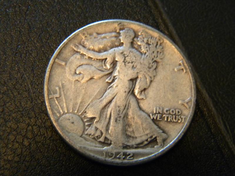 1942 Walking Liberty Silver Half Dollar