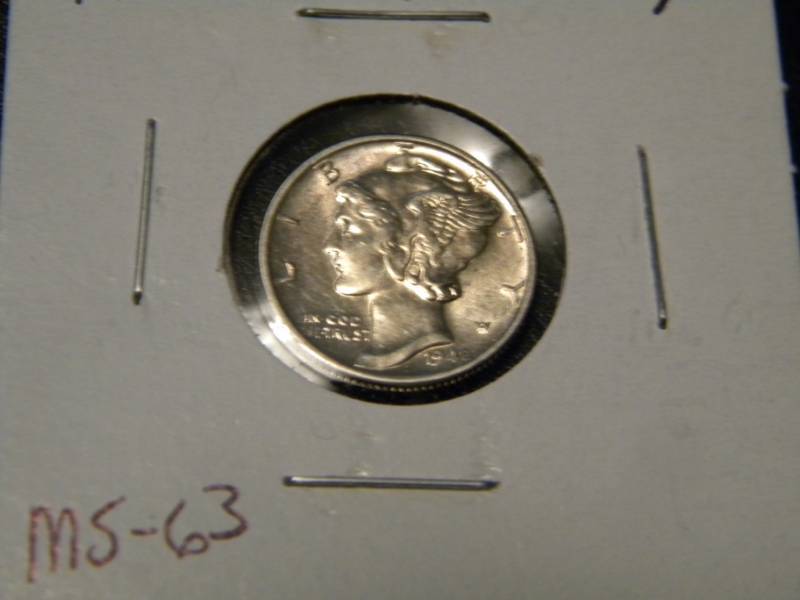 1942 Mercury Silver Dime