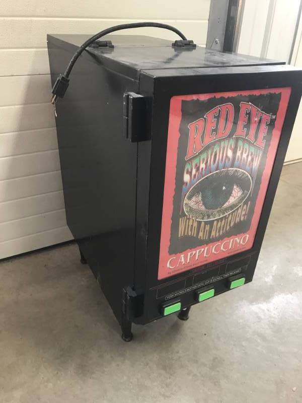 lot 1 image: Red Eye Cappuccino Machine