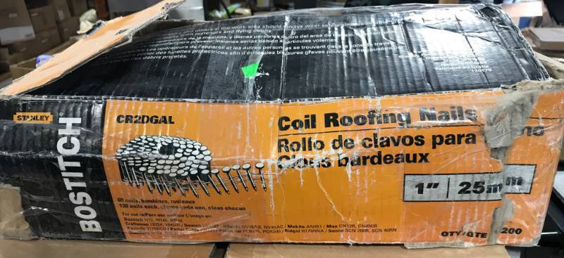 lot 7 image: Bostitch 1 Roofing Nails
