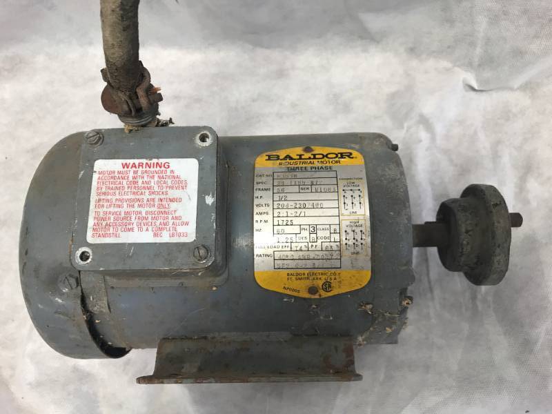 lot 31 image: Baldor 3 Phase 12 hp Motor