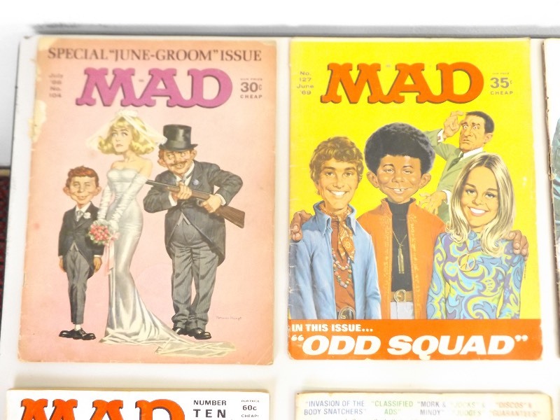 lot 25 image: 1960-1970s Mad and National Lampoon Magazines
