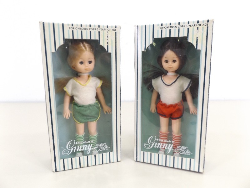 lot 13 image: 2 Vintage NRFB Vogue Ginny Dolls in Original Boxes