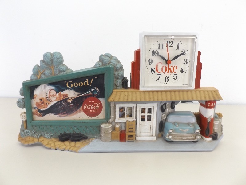 lot 16 image: Vintage Coca Cola Coke Clock