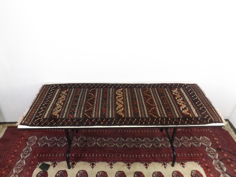 lot 19 image: Antique Hand Tied Wool Runner Rug