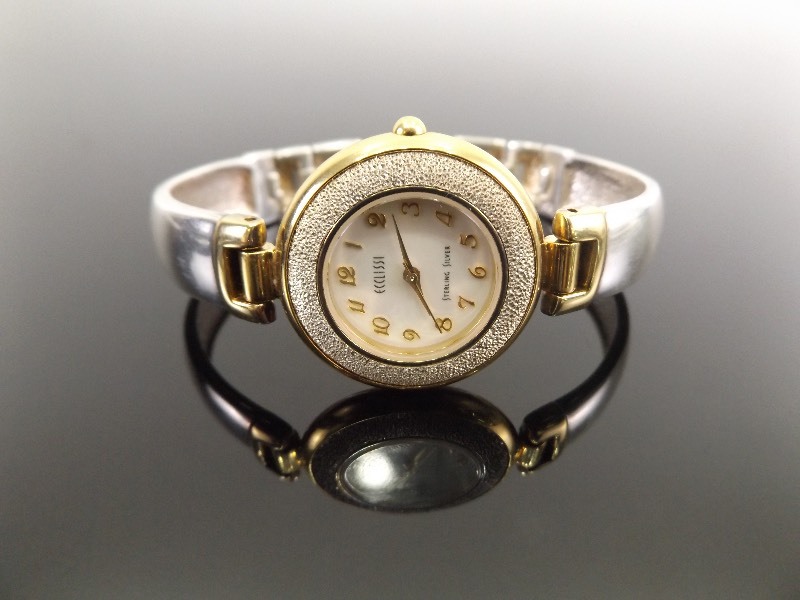 lot 65 image: NEW Ecclissi Sterling Silver Watch