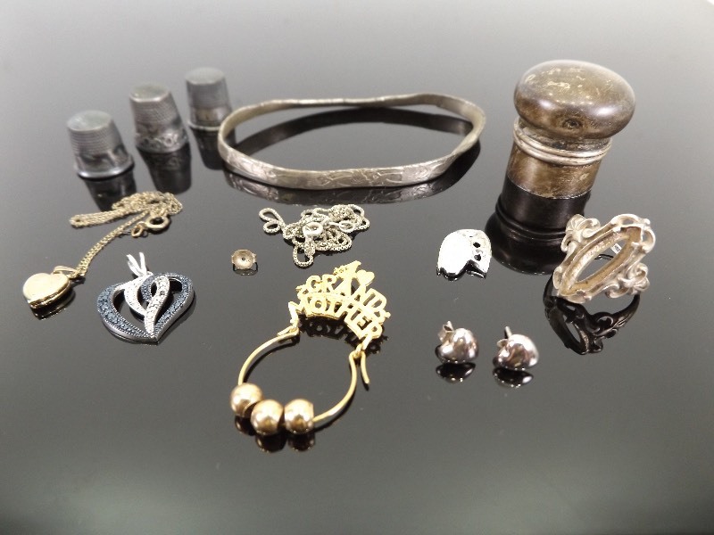 lot 66 image: Lot of .925 Jewelry, Scrap, etc.