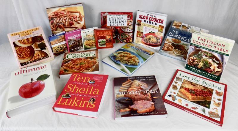 lot 5 image: Total Collection of 34 Excellent Conditioned Books  (3) Unopened Martha Stewart Holiday DVDs (Perfect lot for Resellers, Retailer & Consigners)