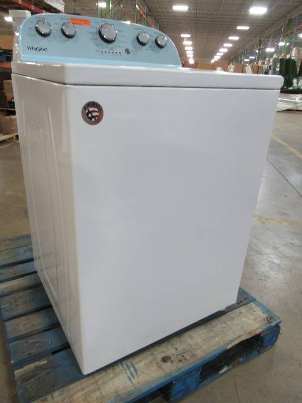 lot 19 image: Whirlpool 3.9-cu ft High Efficiency Top-Load Washer (White) WTW4950HW