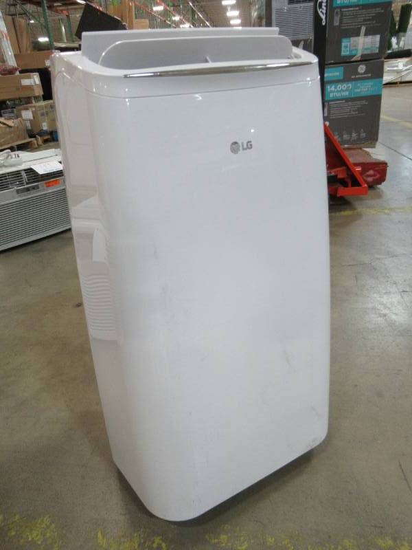 lot 55 image: LG 8,000 BTU (5,500 BTU,DOE), 115-Volt Portable AC w Dehumidifier Function in White