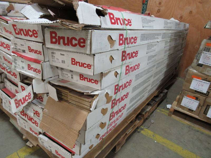 lot 62 image: 17 Cases of Bruce American Originals Copper Dark Oak 34 in. Thick x 5 in. Wide x Random Length Solid Hardwood Flooring (23.5 sq.ft.case) SHD5211
