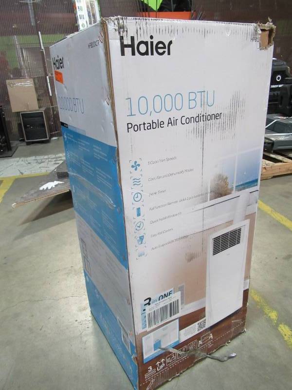 lot 46 image: Haier 10,000 BTU Portable Air Conditioner with Dehumidifier