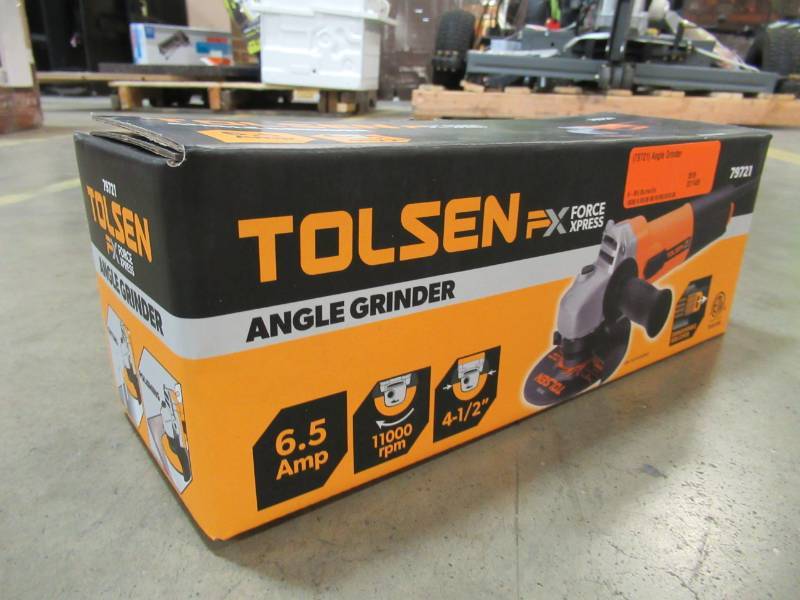 lot 90 image: Tolsen Angle Grinder Model 79721