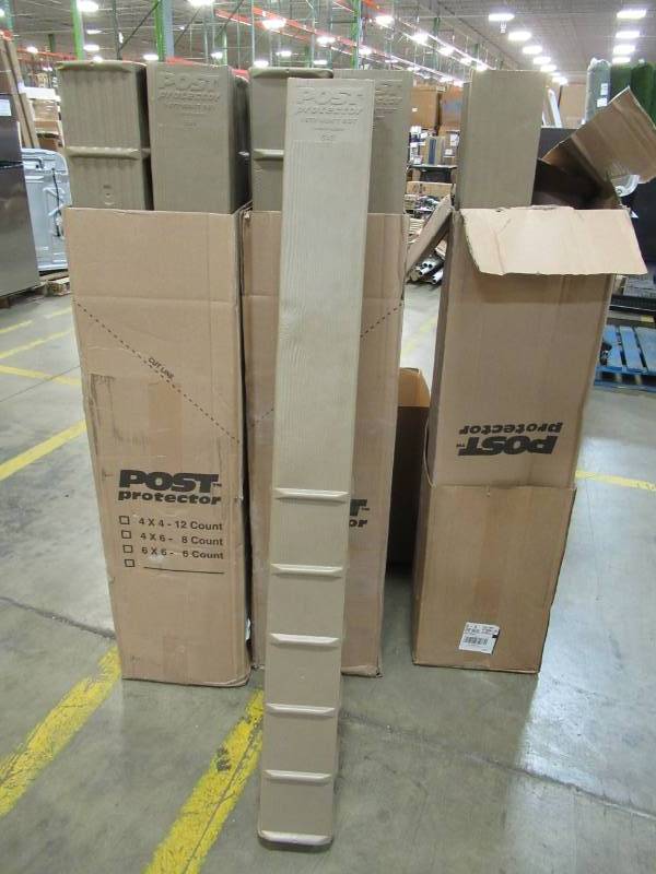 lot 103 image: Post Protector 6 in. x 6 in. x 60 in. In-Ground Post Decay Protection (15 Pieces)
