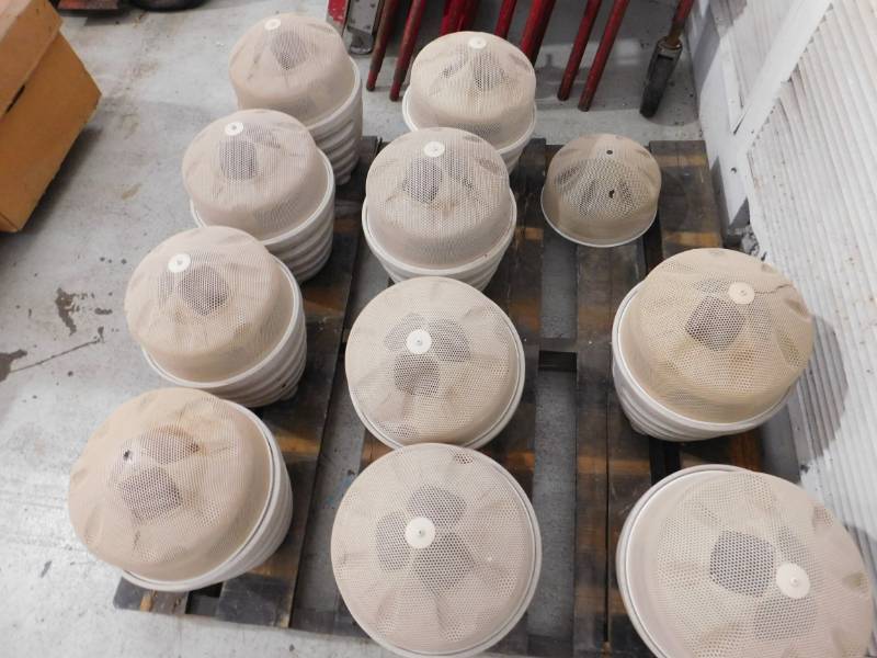 lot 18 image: Omni Directional Hanging Speakers