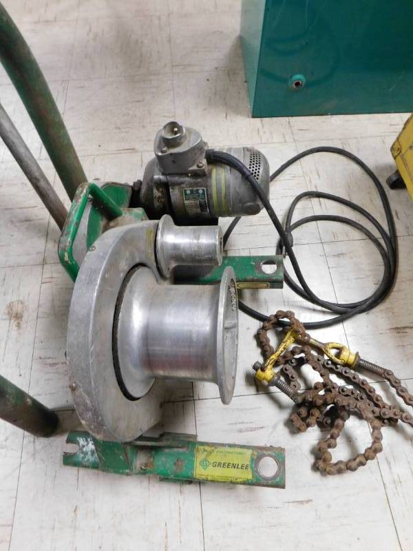 lot 27 image: Greenlee Cable Tugger Pulling System with Stand