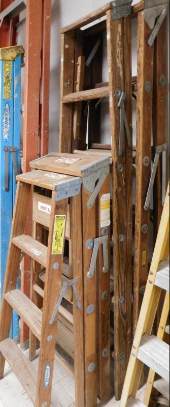 lot 29 image: Wood Step Ladders